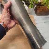 Large designer stainless steel vase