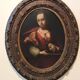 Old oil painting on canvas, Salome holding the head of John the Baptist - 18th century