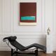 Minimalist abstract painting "garden thoughts"