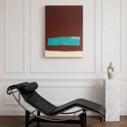 Peinture abstraite minimaliste "garden thoughts"