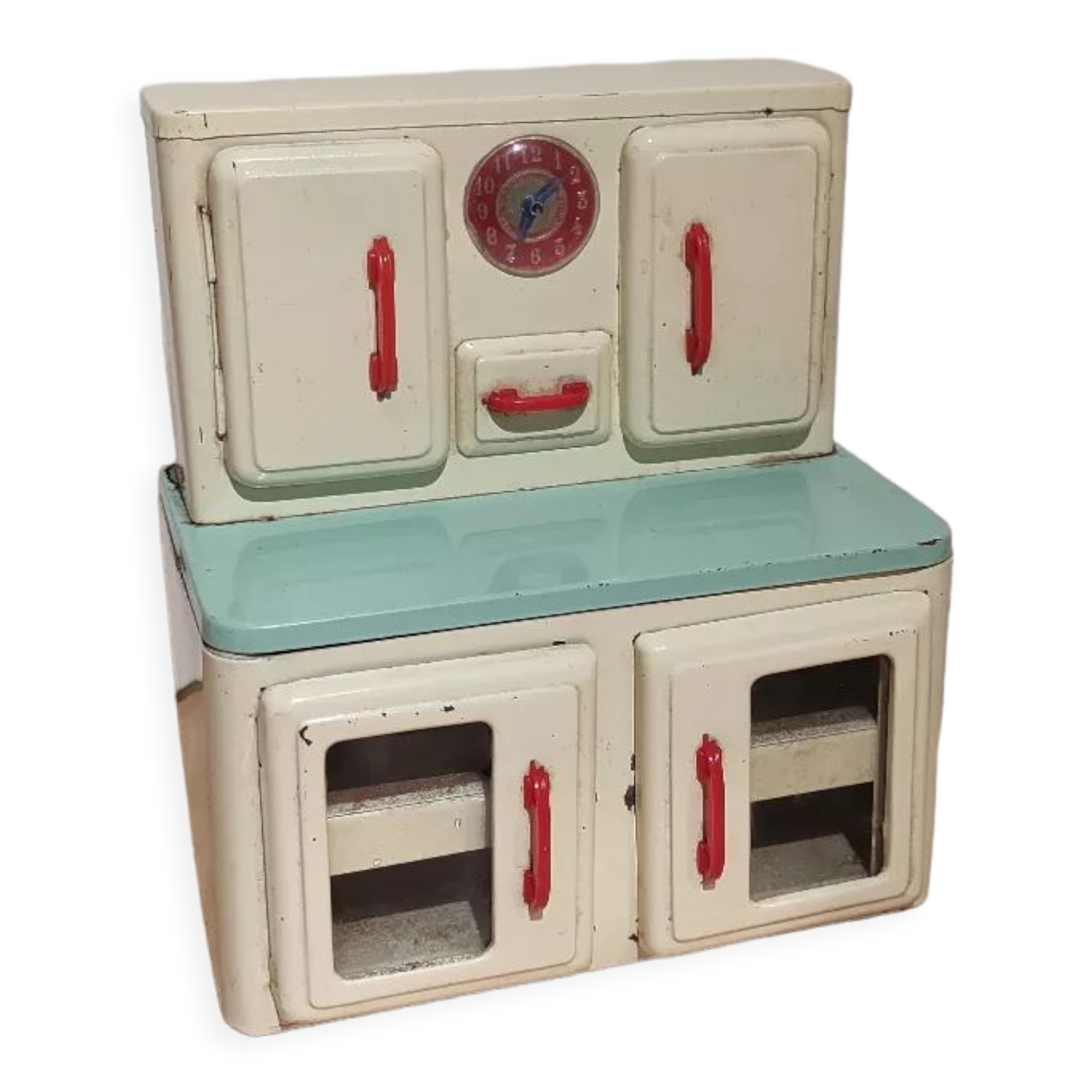 Ancien Buffet Vaisselier Jouet Poupée – Années 1920, à Restaurer