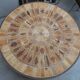 Table basse ronde signée capron