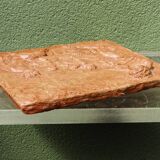 Terracotta bas-relief, satyrs, signed Clodion.