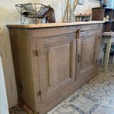 Buffet patine marron