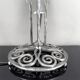 Important Wrought Iron Double-Headed Lamp by Schneider, Art Deco, c. 1920