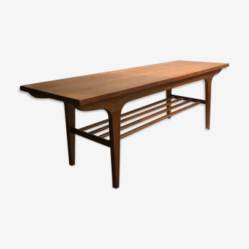 Table basse en teck des années 1960