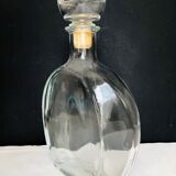 Molded glass decanter