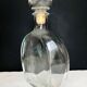 Molded glass decanter