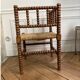Chaise coin de feu