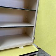 Yellow formica sideboard