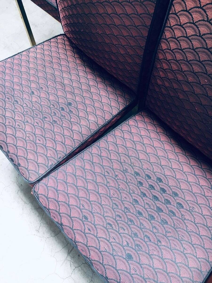 Hollywood Regency Style Design Dining Chair, 1970s, Belgium, Set of 6