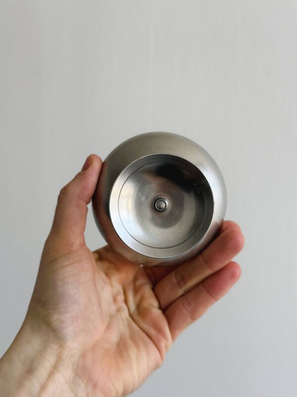 6 coupelles sur pied en inox Letang Remy