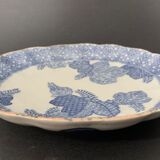 Chinese hollow plate inspired by the blue family of the Compagnie des Inde, mid-19th century