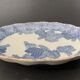 Assiette creuse chinoise inspirée de la famille bleue de la compagnie des Inde, milieu du 19e siècle