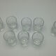Lot of 8 serious Crystal liquor glasses