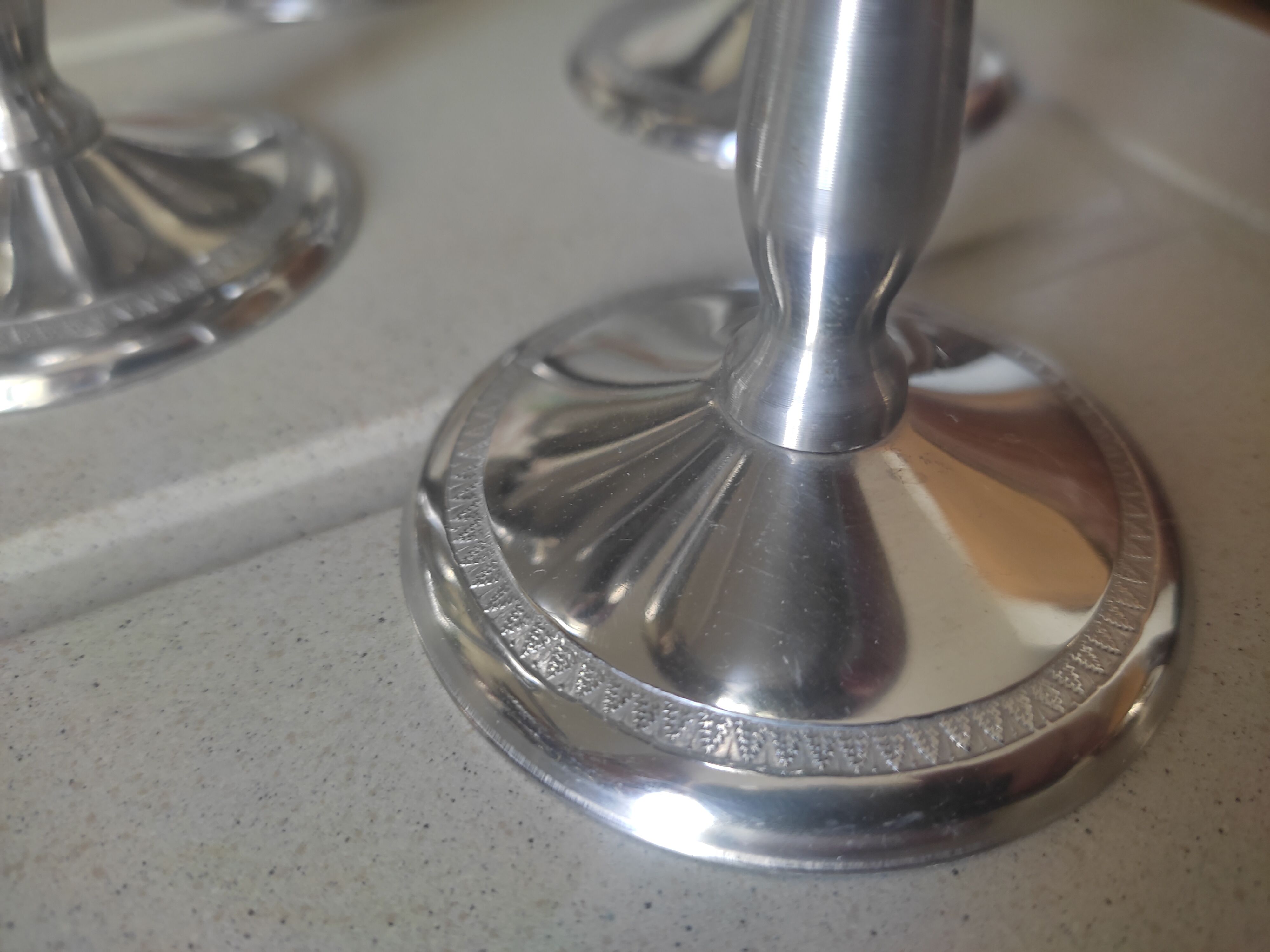 Stainless steel standing cuts