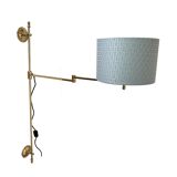 Large Vintage Adjustable Wall Lamp, 1970s