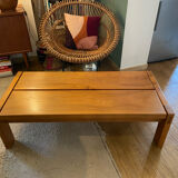 Solid elm coffee table Maison Regain