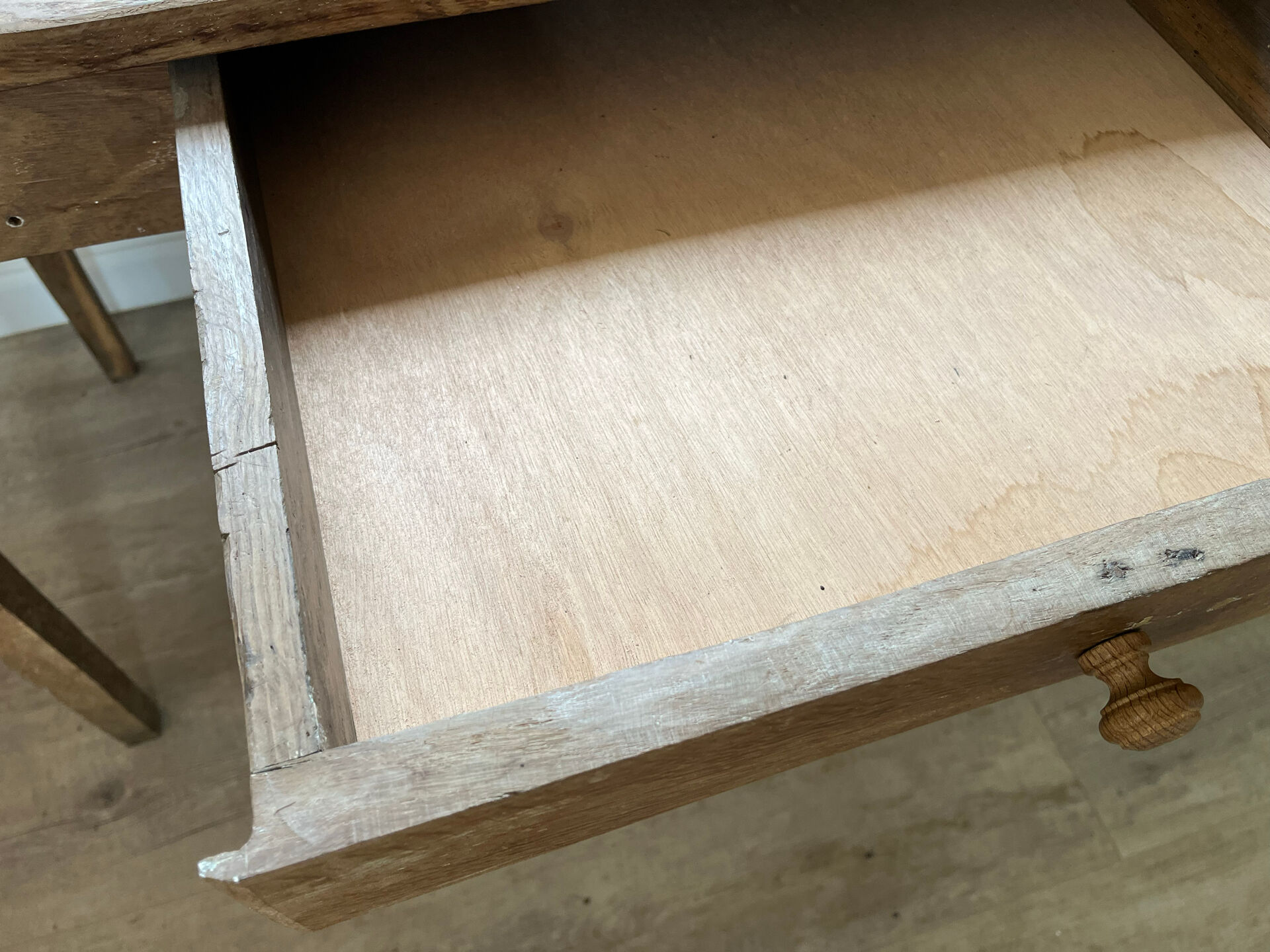Oak farmhouse table