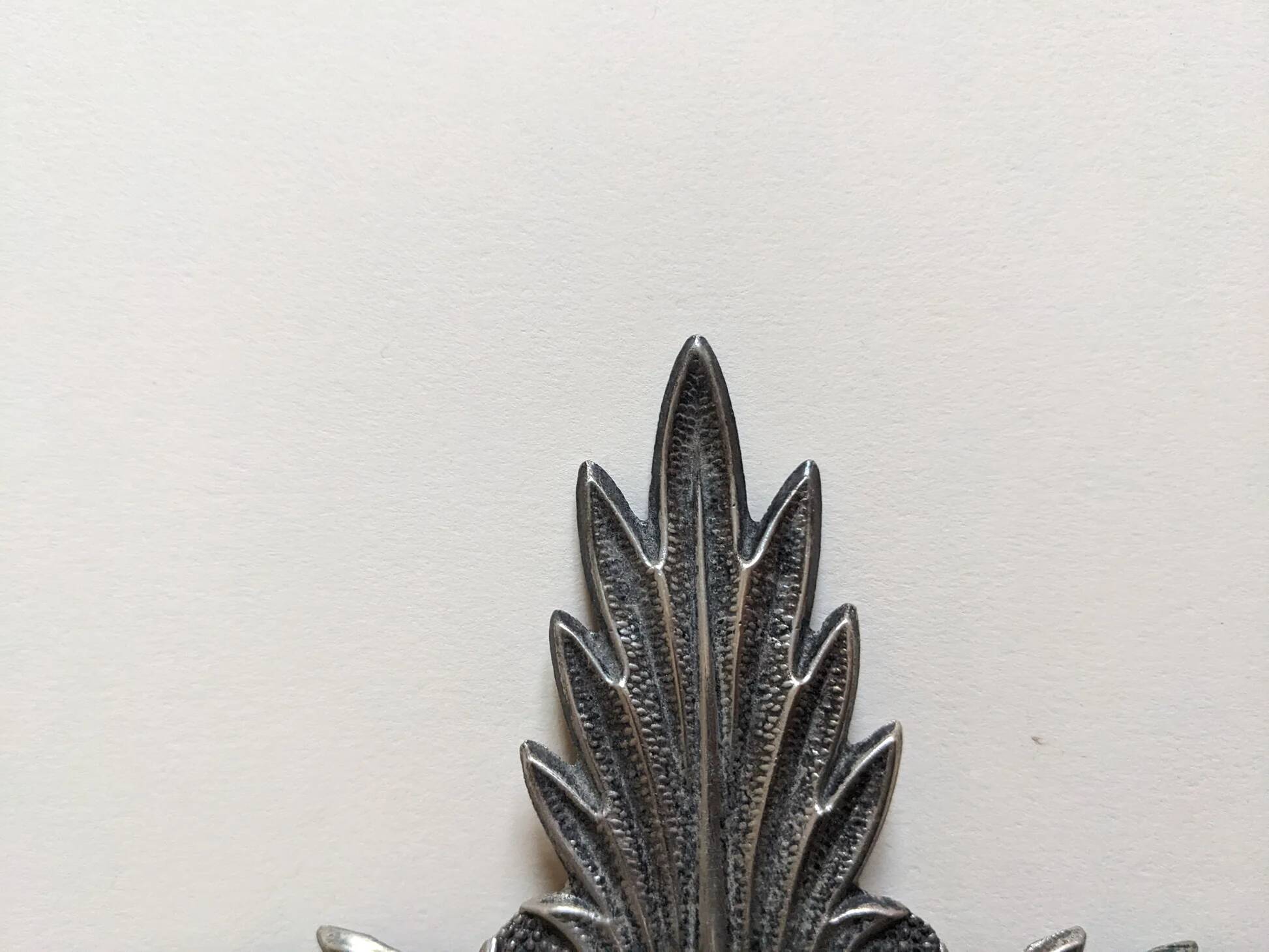 Silver pineapple candle holder