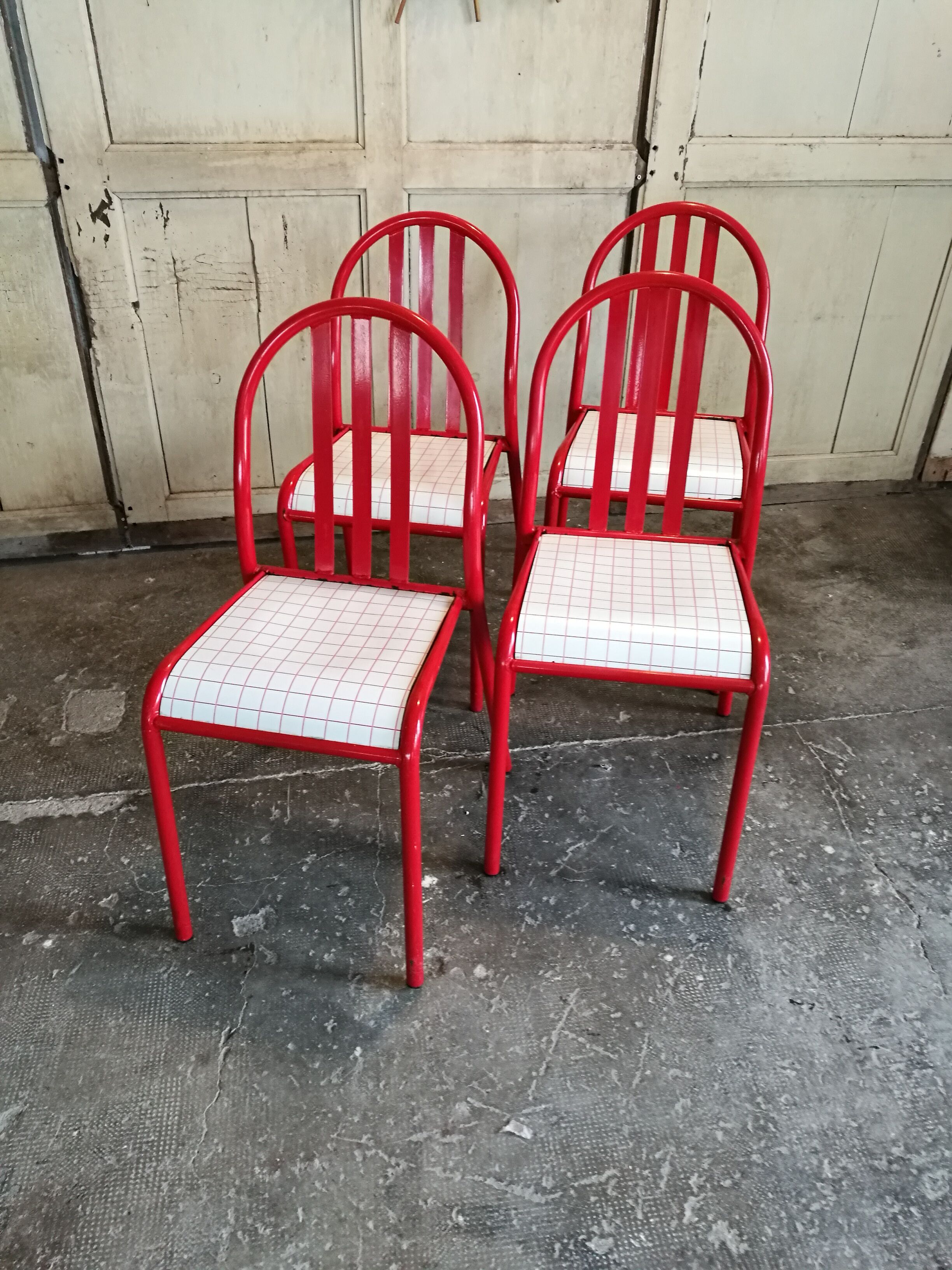 Set of 4 chairs Robert Mallet Stevens