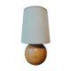 Lampe boule en bois