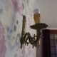 Lustre 5 braches + 2 appliques bronze