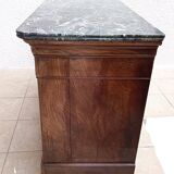 Louis Philippe mahogany secretary chest of drawers