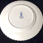 Plat de service plat ou plat à gateaux en Lunéville KG Spécial Grand Feu