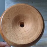 Raw wood lamp base