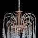 Ancien lustre gouttes d eau Murano