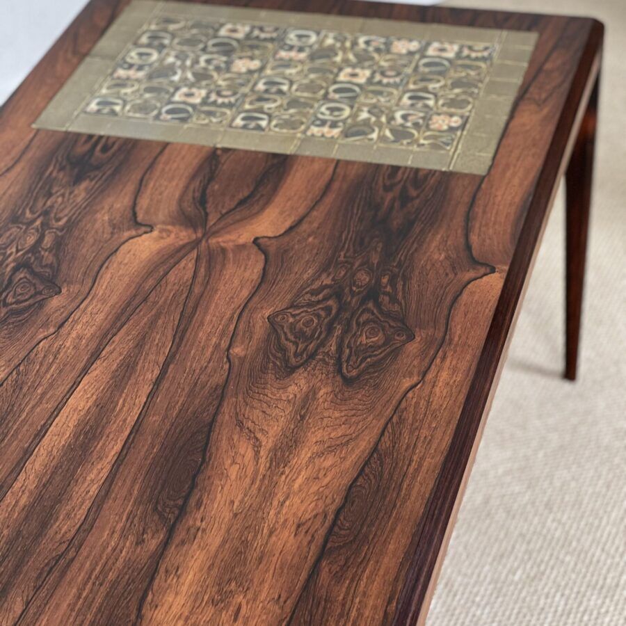Table basse danoise par Johannes Andersen pour CFC en palissandre