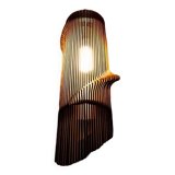 Suspension lanterne | Lumière unique en bois naturel