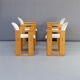 Chaises 'dialogo' de Arfa & Tobia Scarpa éditées par B&B Italia 1970