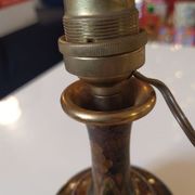 Pied de lampe en email cloisonné