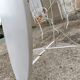 Garden furniture 4 places wrought iron old vintage xxeme