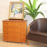 4-drawer chest of drawers in teak 1960 Denmark