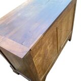 Commode empire A Crosse En Noyer Massif 19eme