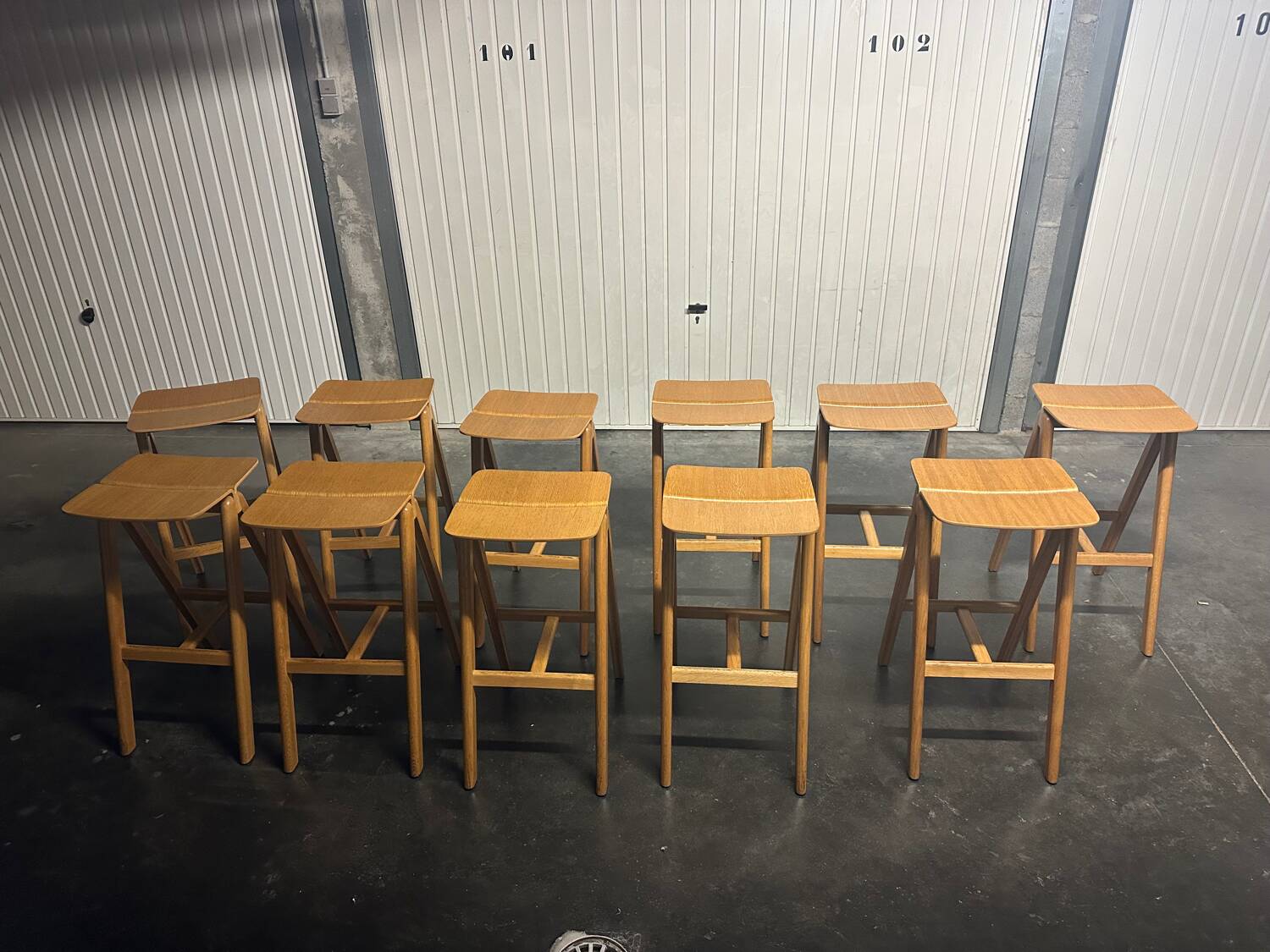 Copenhagen stool designed by Bouroullec, Hay edition.