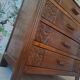Art Deco chest of drawers, vintage antique furniture
