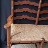Provencal mulched bench