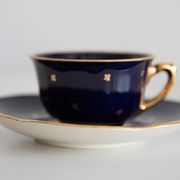 Painted porcelain tea and coffee service, mid-20th century, Poland, 1960.