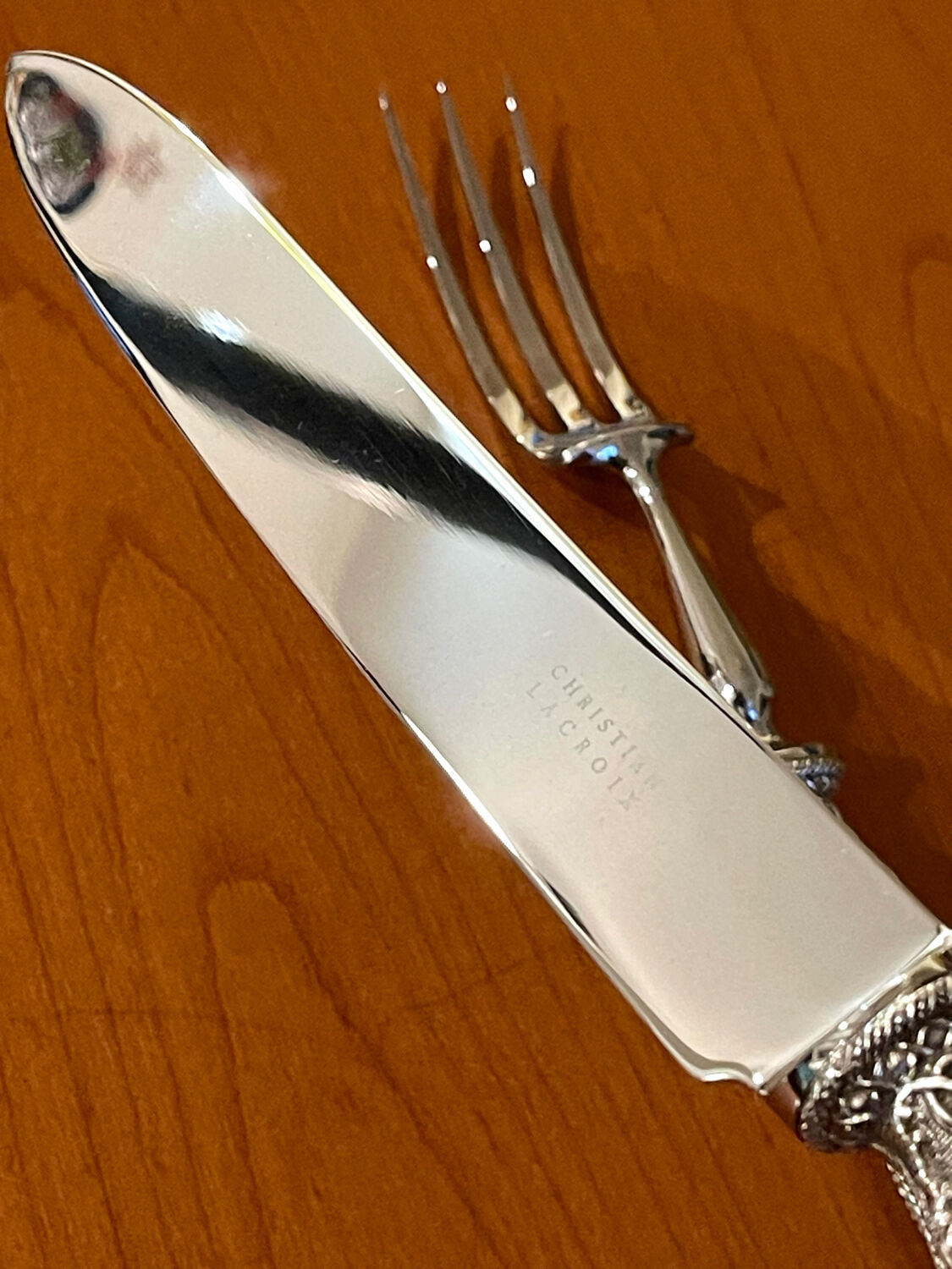 Christofle and Christian Lacroix, service cutlery.