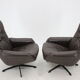 Scandinavian leather armchairs by Peem, 1970