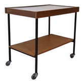 Rolling dessert trolley, German vintage 1950s