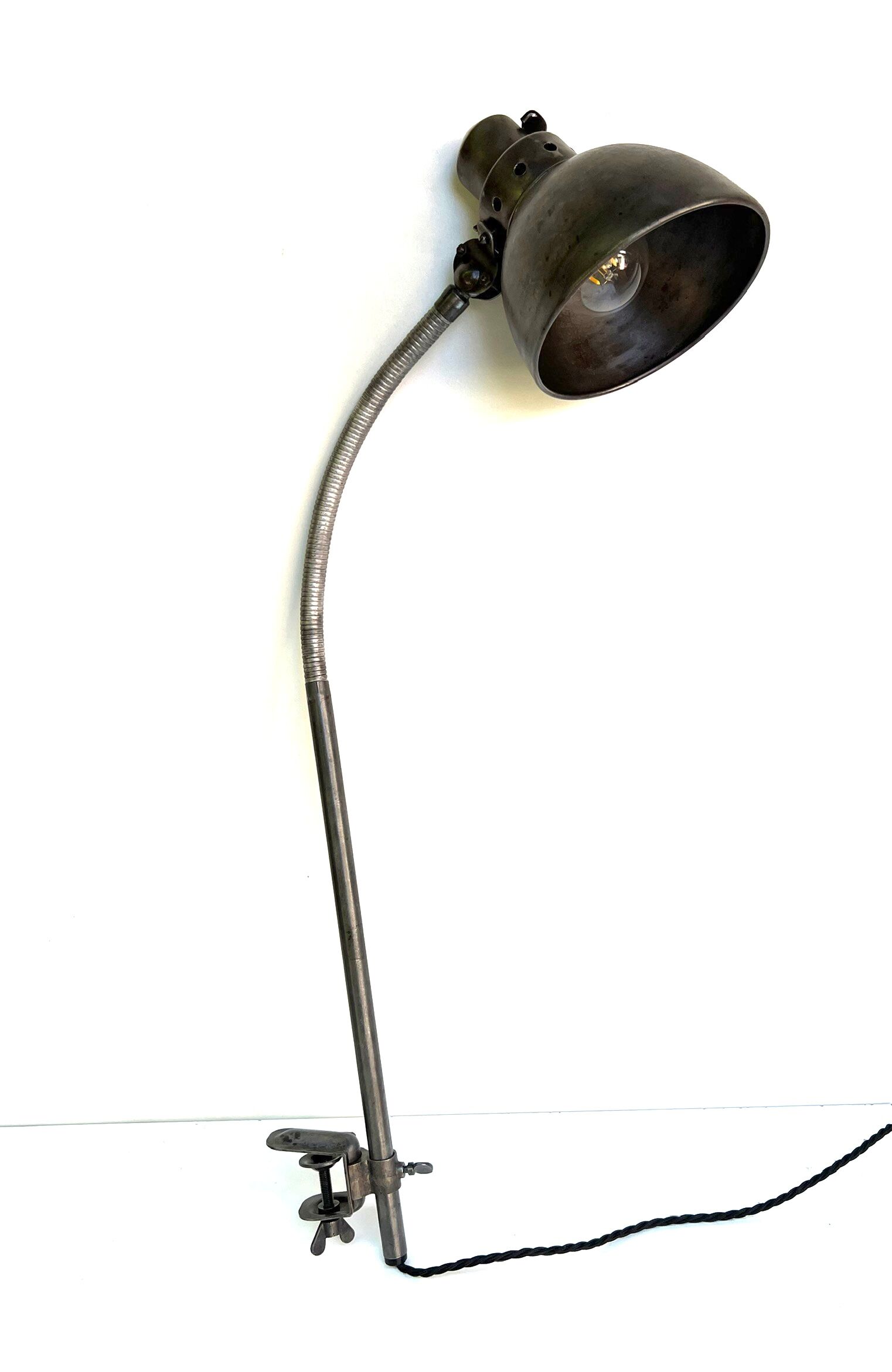 German lamp 1950 system a etau switch on socket bakelite