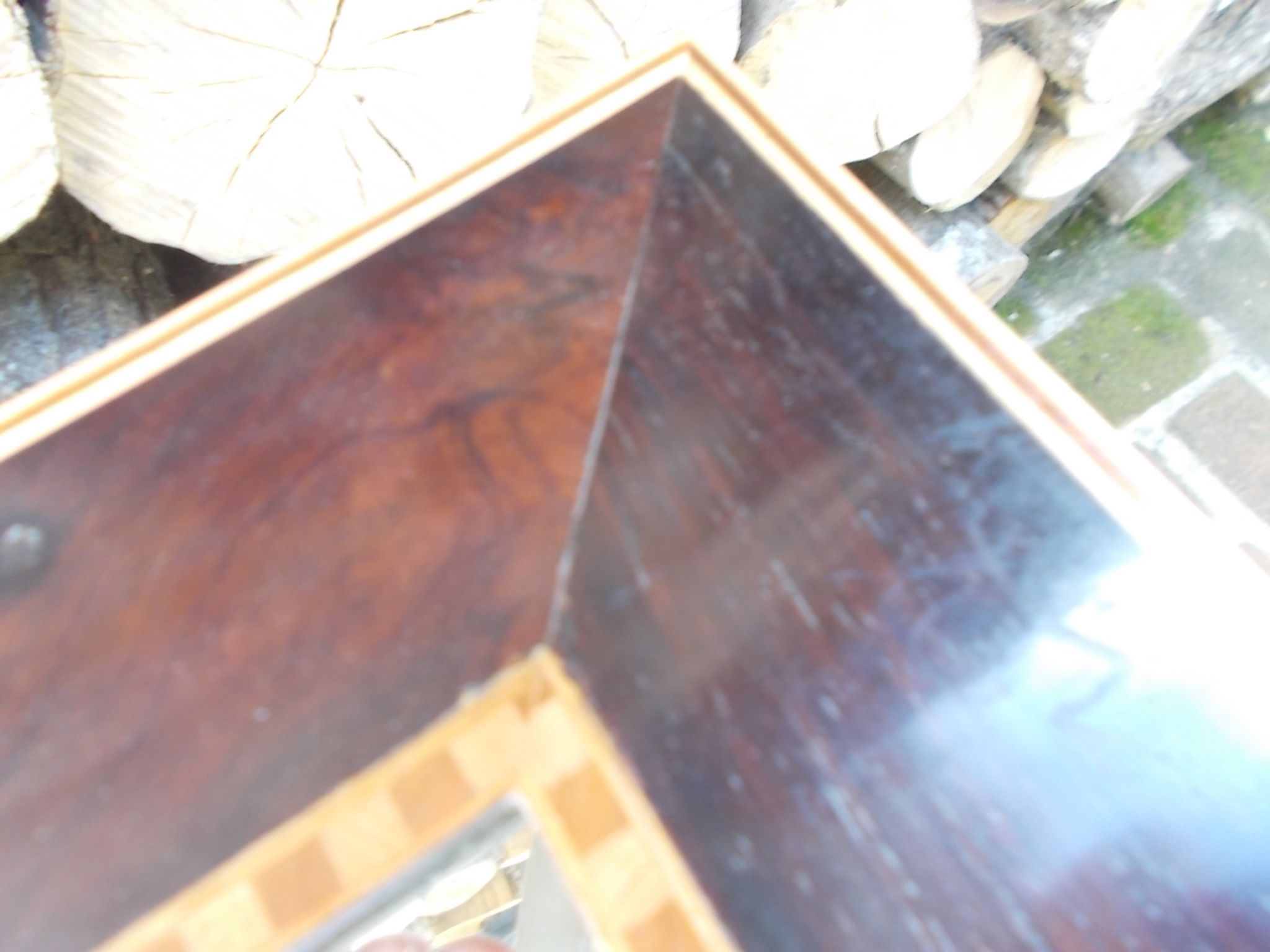 Marquetry mirror 61x47.5cm