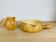 Pitcher and pan Grandjean Jourdan Vallauris, ceramic wood effect