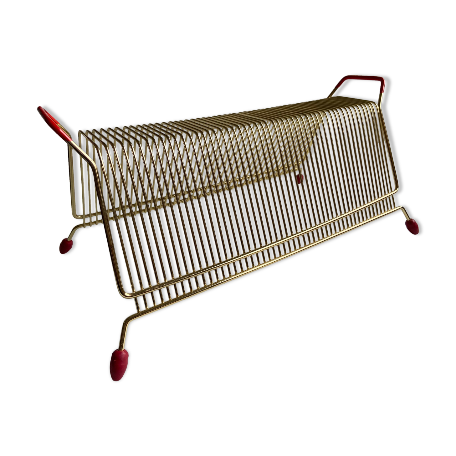 Gold metal vinyl holders