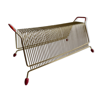 Gold metal vinyl holders